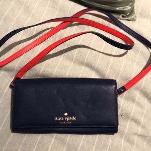Kate Spade Leather Wallet on Strap